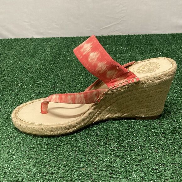 Vince Camuto Lavanda Red Sandal Wedges women’s size 10 (OKPM-07-066) - Picture 6 of 9